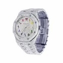 High Quality Custom Watch for Men Iced out Moissanite Diamond Studded Watch Hip Hop Diamond Jewelry