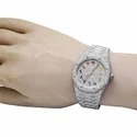High Quality Custom Watch for Men Iced out Moissanite Diamond Studded Watch Hip Hop Diamond Jewelry