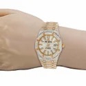 High Quality Custom Watch for Men Iced out Moissanite Diamond Studded Watch Hip Hop Diamond Jewelry