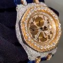 High Quality Custom Watch for Men Iced out Lab Grown Diamond Studded Watch Hip Hop Diamond Jewelry