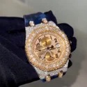 High Quality Custom Watch for Men Iced out Lab Grown Diamond Studded Watch Hip Hop Diamond Jewelry