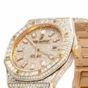 High Quality Custom Watch for Men Iced out Moissanite Diamond Studded Watch Hip Hop Diamond Jewelry