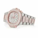 High Quality Custom Watch for Men Iced out Moissanite Diamond Studded Watch Hip Hop Diamond Jewelry