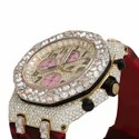 High Quality Custom Watch for Men Iced out Moissanite Diamond Studded Watch Hip Hop Diamond Jewelry