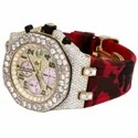 High Quality Custom Watch for Men Iced out Moissanite Diamond Studded Watch Hip Hop Diamond Jewelry