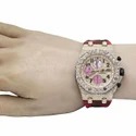 High Quality Custom Watch for Men Iced out Moissanite Diamond Studded Watch Hip Hop Diamond Jewelry