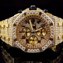 High Quality Custom Watch for Men Iced out Moissanite Diamond Studded Watch Hip Hop Diamond Jewelry