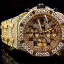 High Quality Custom Watch for Men Iced out Moissanite Diamond Studded Watch Hip Hop Diamond Jewelry