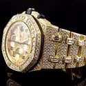 High Quality Custom Watch for Men Iced out Moissanite Diamond Studded Watch Hip Hop Diamond Jewelry