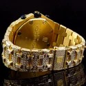 High Quality Custom Watch for Men Iced out Moissanite Diamond Studded Watch Hip Hop Diamond Jewelry