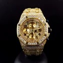High Quality Custom Watch for Men Iced out Moissanite Diamond Studded Watch Hip Hop Diamond Jewelry