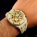 High Quality Custom Watch for Men Iced out Moissanite Diamond Studded Watch Hip Hop Diamond Jewelry