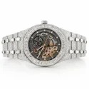 High Quality Custom Watch for Men Iced out Moissanite Diamond Studded Watch Hip Hop Diamond Jewelry