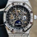 High Quality Customized Iced Moissanite Watch Stainless Steel Best Quality Diamond Watch for Men