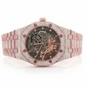 High Quality DEF Lab Grown Diamond Watch Colorless Diamond Hip Hop Style Diamond Watch