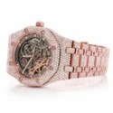 High Quality DEF Lab Grown Diamond Watch Colorless Diamond Hip Hop Style Diamond Watch