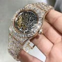 High Quality DEF Lab Moissanite Diamond Watch Colorless Diamond Hip Hop Style Diamond Watch