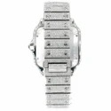 High Quality DEF Lab Moissanite Diamond Watch Colorless Diamond Hip Hop Style Diamond Watch