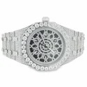 High Quality DEF Lab Moissanite Diamond Watch Colorless Diamond Hip Hop Style Diamond Watch