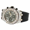 High Quality DEF Lab Moissanite Diamond Watch Colorless Diamond Hip Hop Style Diamond Watch