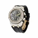 High Quality DEF Lab Moissanite Diamond Watch Colorless Diamond Hip Hop Style Diamond Watch