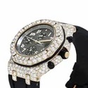 High Quality DEF Lab Moissanite Diamond Watch Colorless Diamond Hip Hop Style Diamond Watch