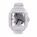 High Quality Hip Hop Customized Iced out Diamond Watch for Men VVS Diamond Watch Gift