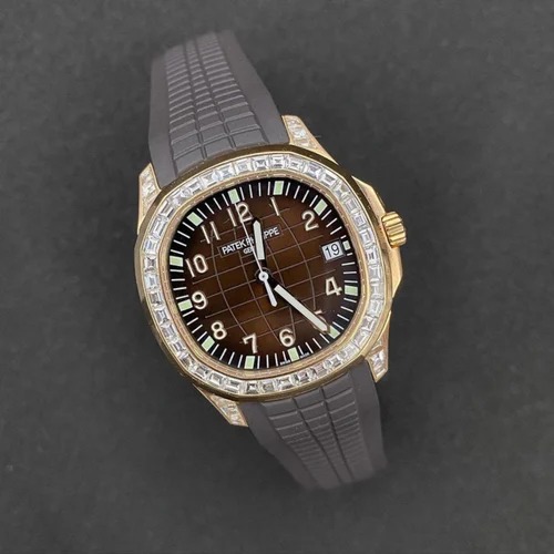 Moissanite Studded Iced Out Watch, EF/VVS Diamond, Wrist Watch
