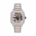 High Quality Hip Hop Customized Iced out Diamond Watch for Men VVS Diamond Watch Gift