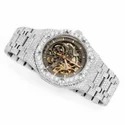 High Quality DEF Lab Grown Diamond Watch Colorless Diamond Hip Hop Style Diamond Watch