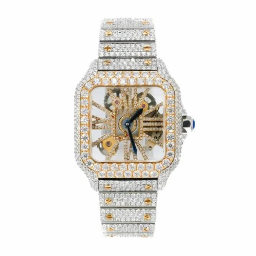 Trending Fully Customized Iced Out Diamond Watch for Men Hip Hop Diamond Jewelry watch Gift