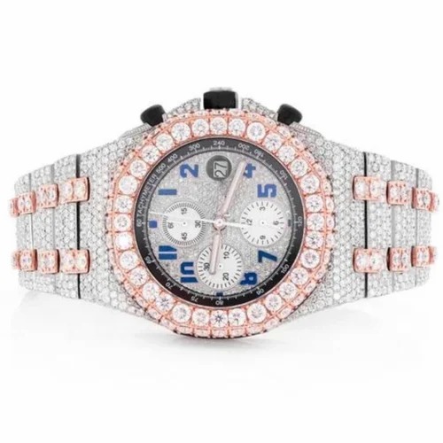 Top Quality Fully Customized Iced Out Diamond Watch for Men Hip Hop Diamond Jewelry watch Gift