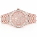 Trending Customized Iced Out Moissanite Watch VVS Diamonds Studded Hip Hop Watch Gift for Men