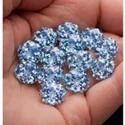 2 Carat Blue Lab Created Diamond, Round