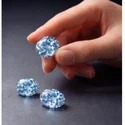 2 Carat Blue Lab Created Diamond, Round