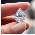 3 Carat Pear Shape CVD Diamond, F Color, VVS2