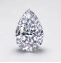 3 Carat Pear Shape CVD Diamond, F Color, VVS2