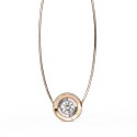 Lab Grown Diamond Pendent with 18K White Gold