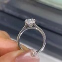 2 Ct Oval Cut Lab Grown Diamond Halo Ring, Vintage Style