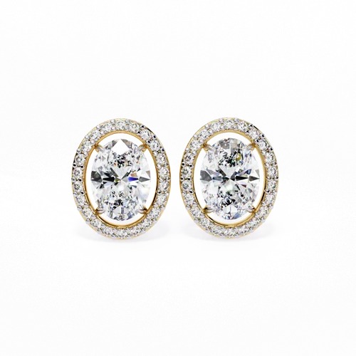 White Lab Grown 1CTS Cvd Diamonds Oval Shape E VS1 IGI Certified