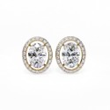 White Lab Grown 1CTS Cvd Diamonds Oval Shape E VS1 IGI Certified