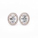 White Lab Grown 1CTS Cvd Diamonds Oval Shape E VS1 IGI Certified
