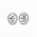 White Lab Grown 1CTS Cvd Diamonds Oval Shape E VS1 IGI Certified