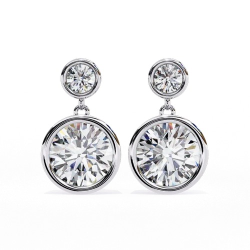 2.70 ct Round E VS1 CVD Lab Grown Diamonds , Lab Grown Diamond Jewellery