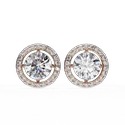 3 carat White Lab Grown Cvd Diamonds Princess Shape E VS1 IGI Certified