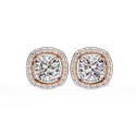 Igi 1 CARAT EACH LAB GROWN DIAMONDS EARRINGS, Symmetry: Excellent