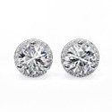 White Lab Grown Cvd Diamonds 2cts Round Shape E VS1 IGI Certified