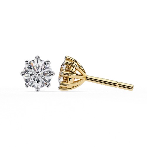 White Lab Grown Cvd Diamonds 2cts Round Shape E VS1 IGI Certified