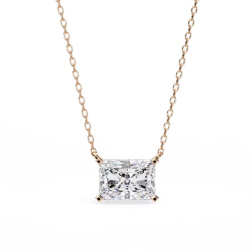 2.00 Carat DEF, VVS Lab Grown Diamond Pendent in 14K Yellow Gold