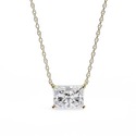 2.00 Carat DEF, VVS Lab Grown Diamond Pendent in 14K Yellow Gold